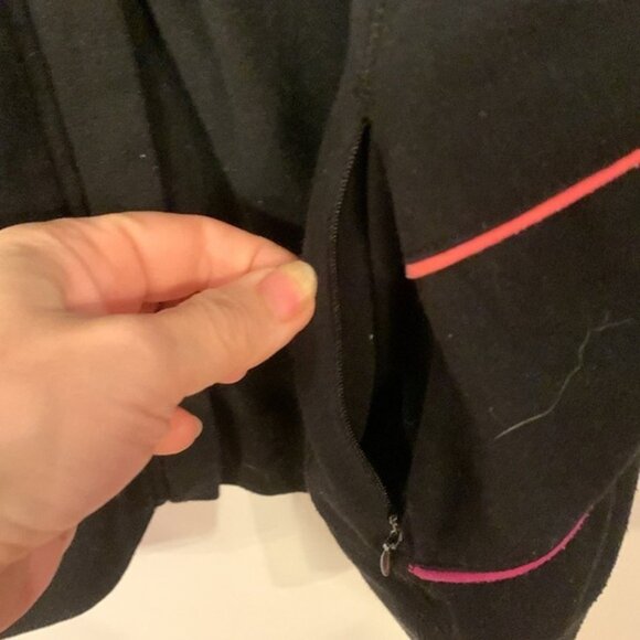 Ae Sport Cotton Blend Black And Color Accent Jacket - Picture 5 of 9